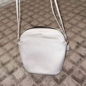 Vintage white coach bag